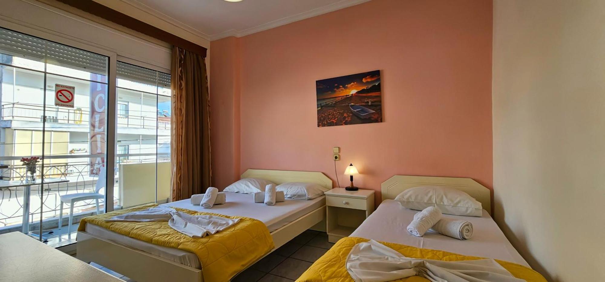 Chariclia Hotel Paralía Zewnętrze zdjęcie